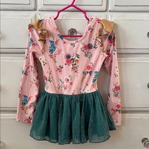 Cheeky Plum Floral Pink and Teal Dress